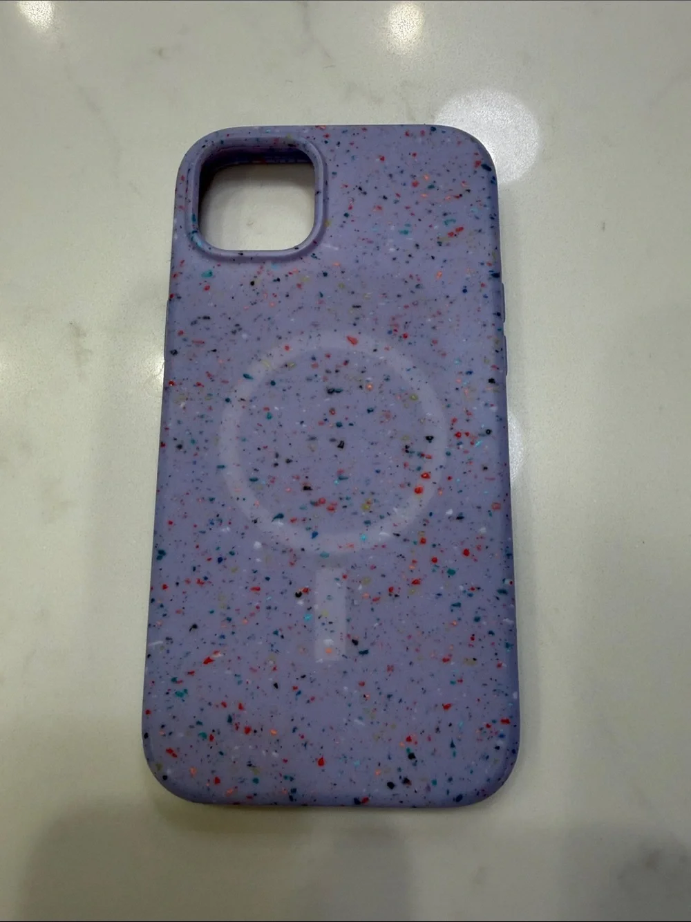 Lavender Sprinkles Silicone MagSafe for iPhone 14 Plus Case